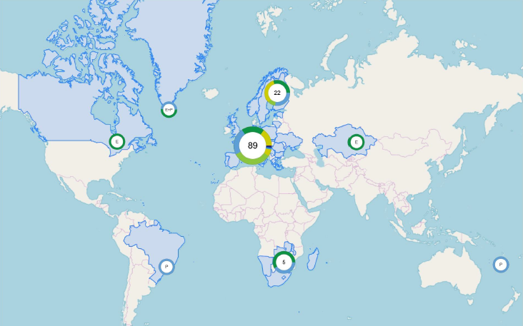 Mapa 2 Proyectos estratégicos de la UE