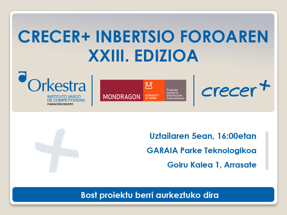Imagen XXIII foro CrecermasEUSK2