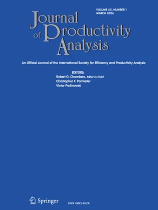 Journal of Productivity Analysis