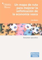 Mapa de ruta para mejorar la sofisticación de la economía vasca